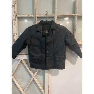 Leather Limited size 4T black leather jacket